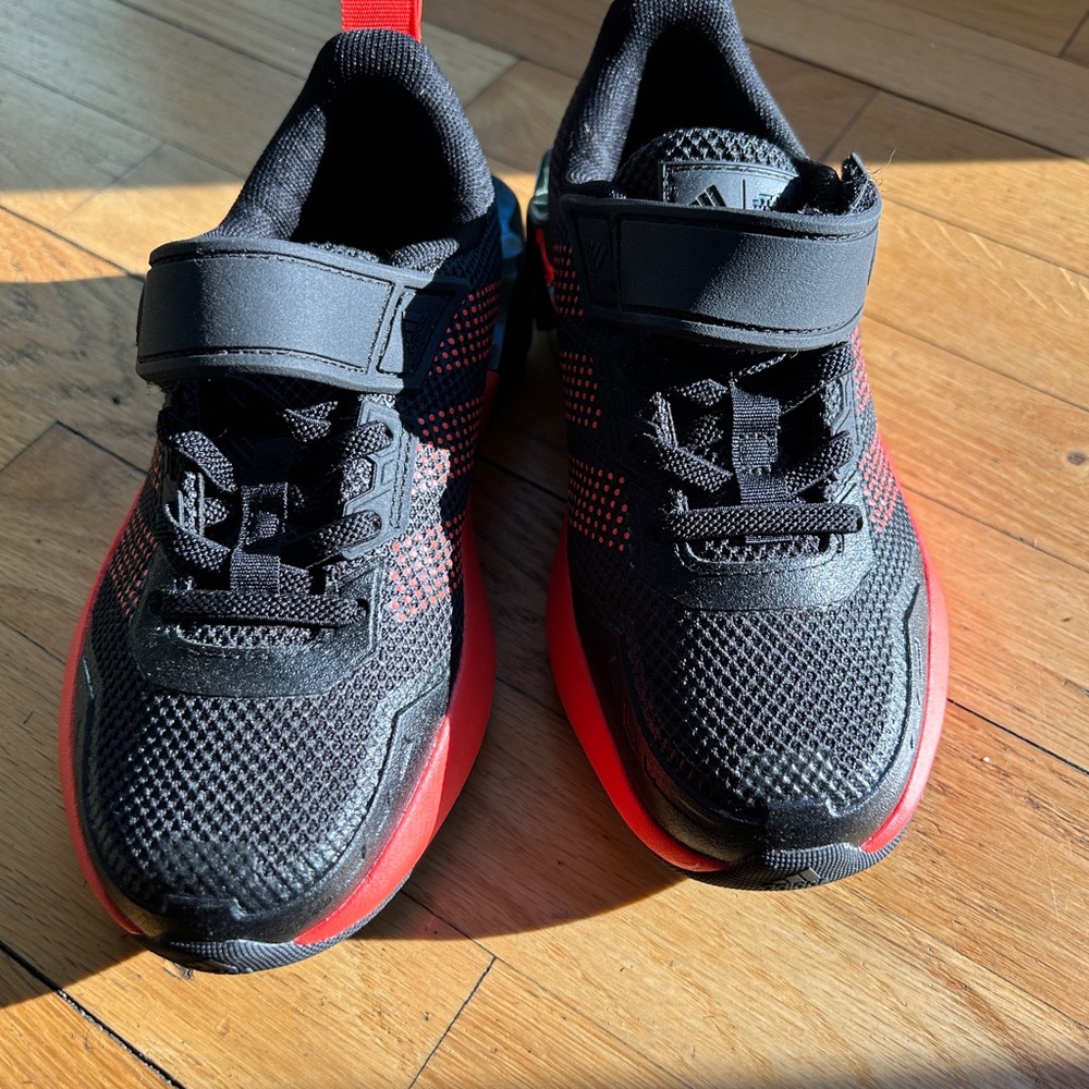 Star Wars Adidas Black and Red Sneakers with Velcro Strap